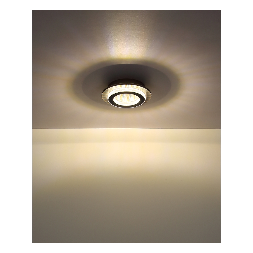 Globo - LED stropna svjetiljka LED/12W/230V 3000/4000/6500K Ø 20 cm antracit