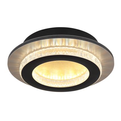 Globo - LED stropna svjetiljka LED/12W/230V 3000/4000/6500K Ø 20 cm crna