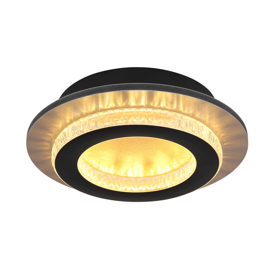 Globo - LED stropna svjetiljka LED/12W/230V 3000/4000/6500K Ø 20 cm crna