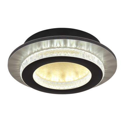Globo - LED stropna svjetiljka LED/12W/230V 3000/4000/6500K Ø 20 cm crna