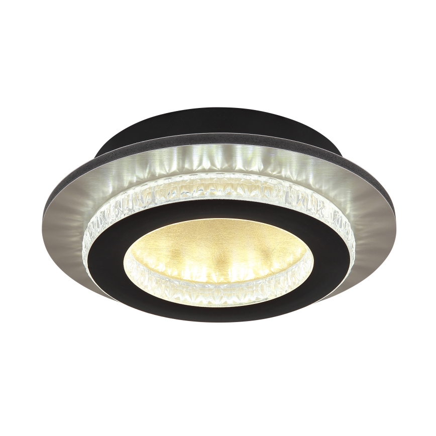 Globo - LED stropna svjetiljka LED/12W/230V 3000/4000/6500K Ø 20 cm crna