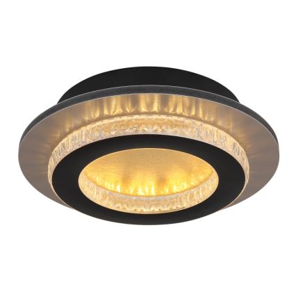 Globo - LED stropna svjetiljka LED/12W/230V 3000/4000/6500K Ø 20 cm crna