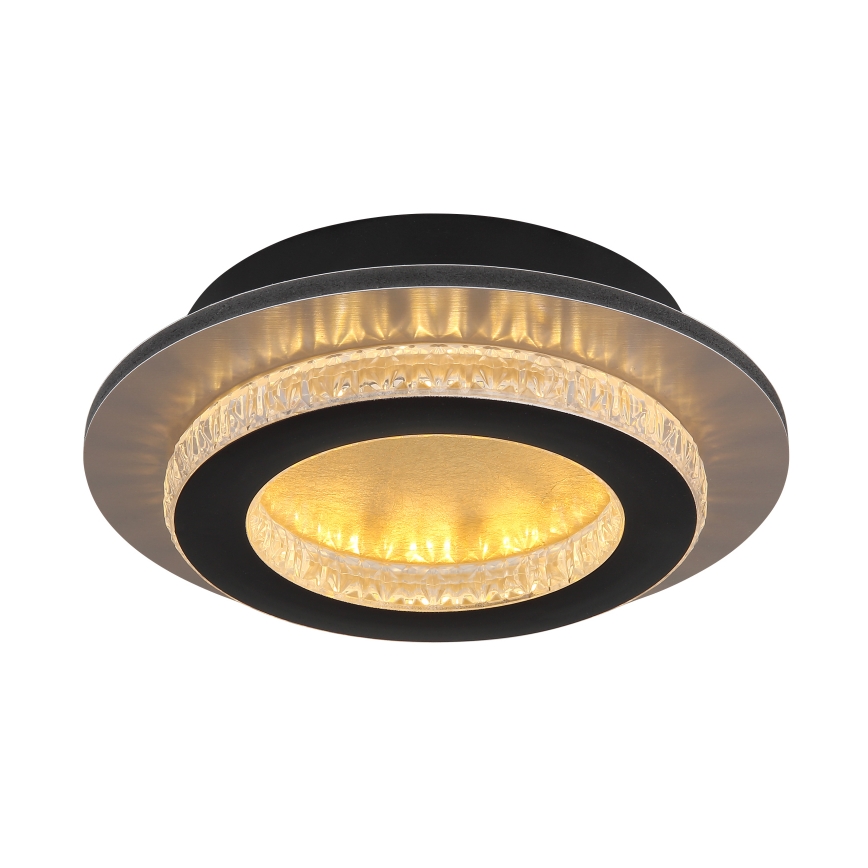 Globo - LED stropna svjetiljka LED/12W/230V 3000/4000/6500K Ø 20 cm crna
