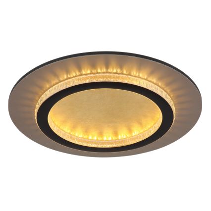 Globo - LED stropna svjetiljka LED/24W/230V 3000/4000/6500K Ø 35 cm crna