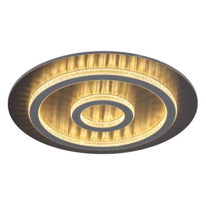 Globo - LED stropno svjetlo s prigušivanjem LED/40W/230V 3000-6500K promjer 45 cm antracit + daljinski upravljač
