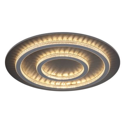 Globo - LED prigušivo stropno svjetlo LED/60W/230V 3000-6500K pr. 55 cm antracit + daljinski upravljač