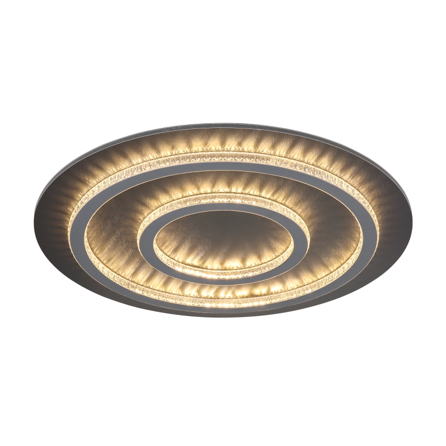 Globo - LED prigušivo stropno svjetlo LED/60W/230V 3000-6500K pr. 55 cm antracit + daljinski upravljač