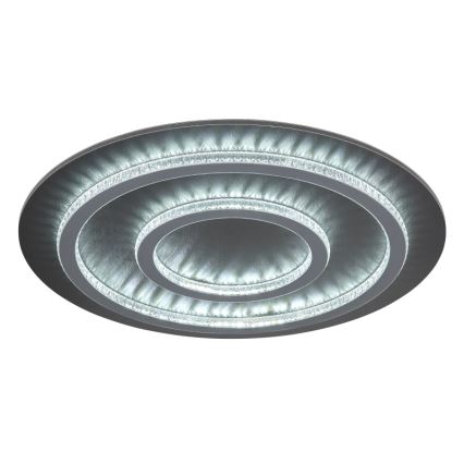 Globo - LED prigušivo stropno svjetlo LED/60W/230V 3000-6500K pr. 55 cm antracit + daljinski upravljač