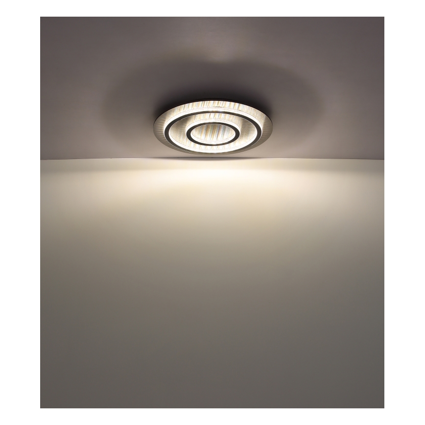 Globo - LED prigušivo stropno svjetlo LED/60W/230V 3000-6500K pr. 55 cm antracit + daljinski upravljač
