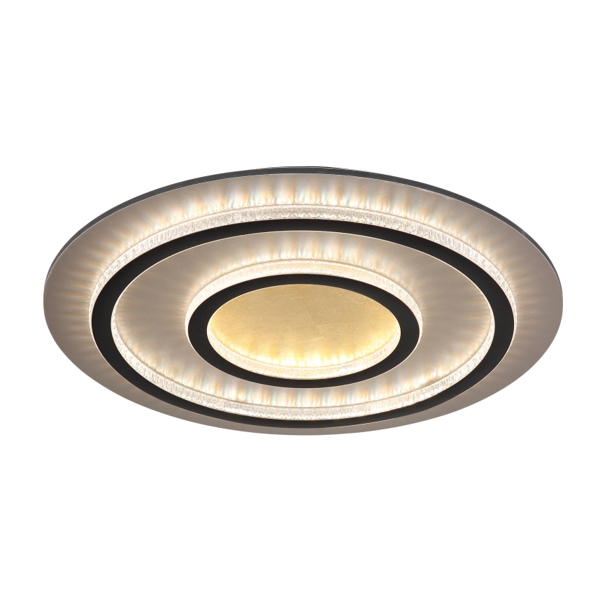 Globo - LED stropno svjetlo s prigušivanjem LED/60 W/230 V 3000–6500 K Ø 55 cm crno + daljinsko upravljanje