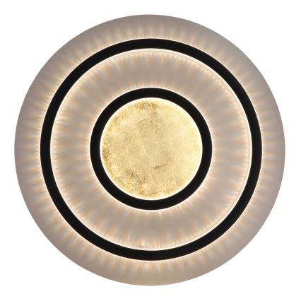 Globo - LED stropno svjetlo s prigušivanjem LED/60 W/230 V 3000–6500 K Ø 55 cm crno + daljinsko upravljanje