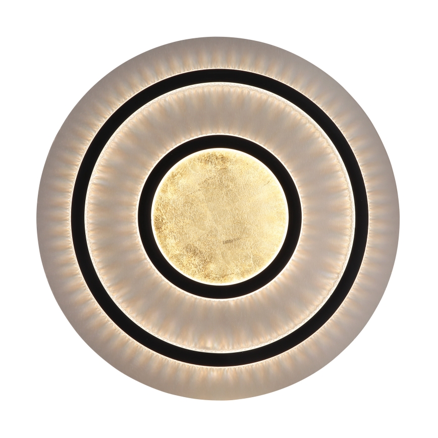 Globo - LED stropno svjetlo s prigušivanjem LED/60 W/230 V 3000–6500 K Ø 55 cm crno + daljinsko upravljanje