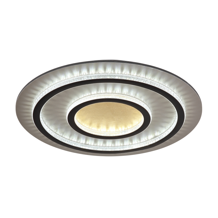 Globo - LED stropno svjetlo s prigušivanjem LED/60 W/230 V 3000–6500 K Ø 55 cm crno + daljinsko upravljanje