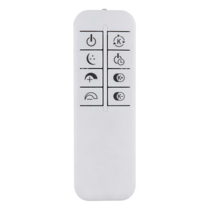 Globo - LED stropno svjetlo s prigušivanjem LED/60 W/230 V 3000–6500 K Ø 55 cm crno + daljinsko upravljanje