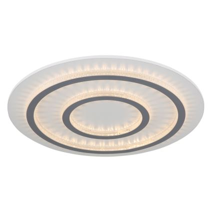 Globo - prigušivo stropno LED svjetlo LED/60W/230V 3000-6500K Ø 55 cm bijela + daljinski upravljač