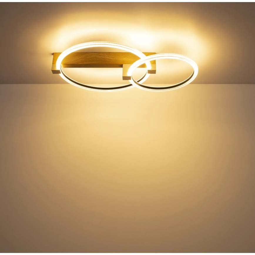 Globo - LED stropna svjetiljka LED/24W/230V 3000K 58x38 cm bež