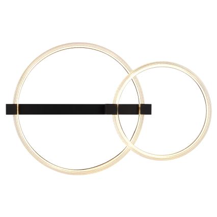 Globo - LED stropna svjetiljka LED/24W/230V 3000K 58x38 cm crna