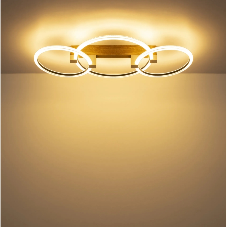 Globo - LED stropna svjetiljka LED/40W/230V 3000K 76,1x38 cm smeđa