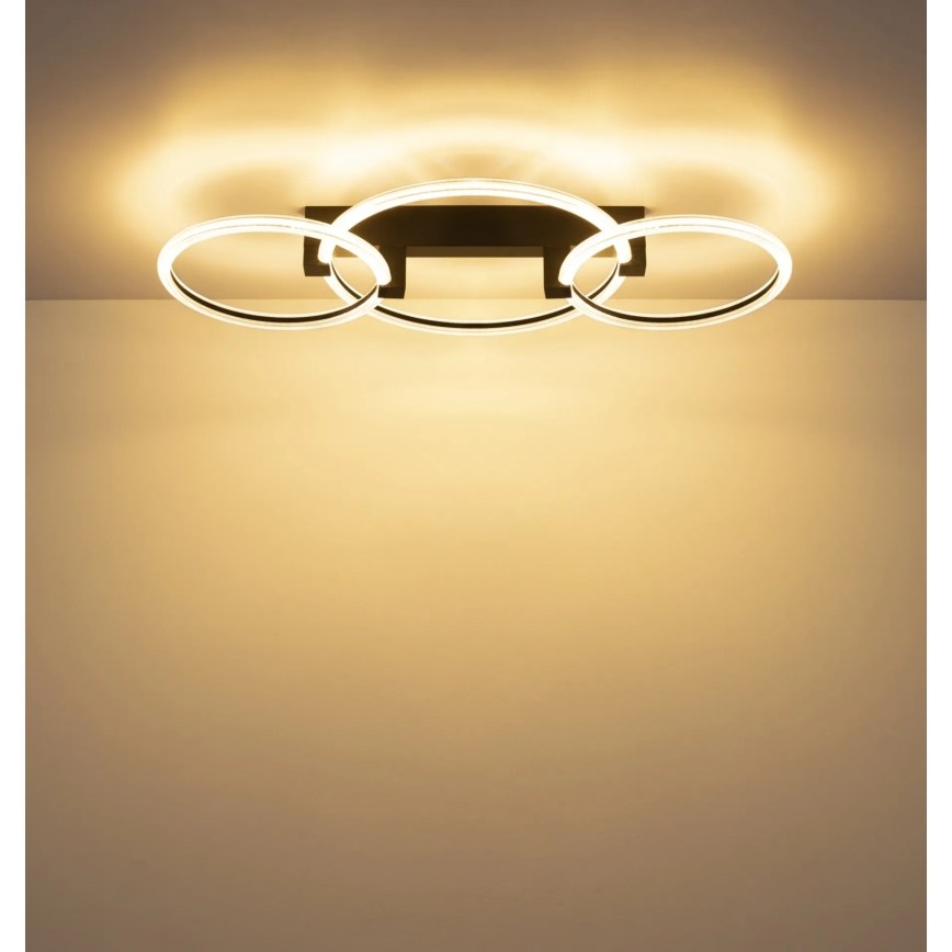 Globo - LED stropno svjetlo LED/40W/230V 3000K 76x38 cm crno