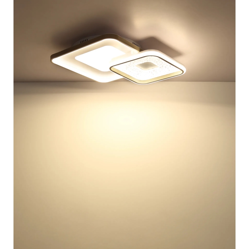 Globo - prigušiva LED stropna svjetiljka LED/48W/230V 2700-6000K 50x50 cm + daljinski upravljač