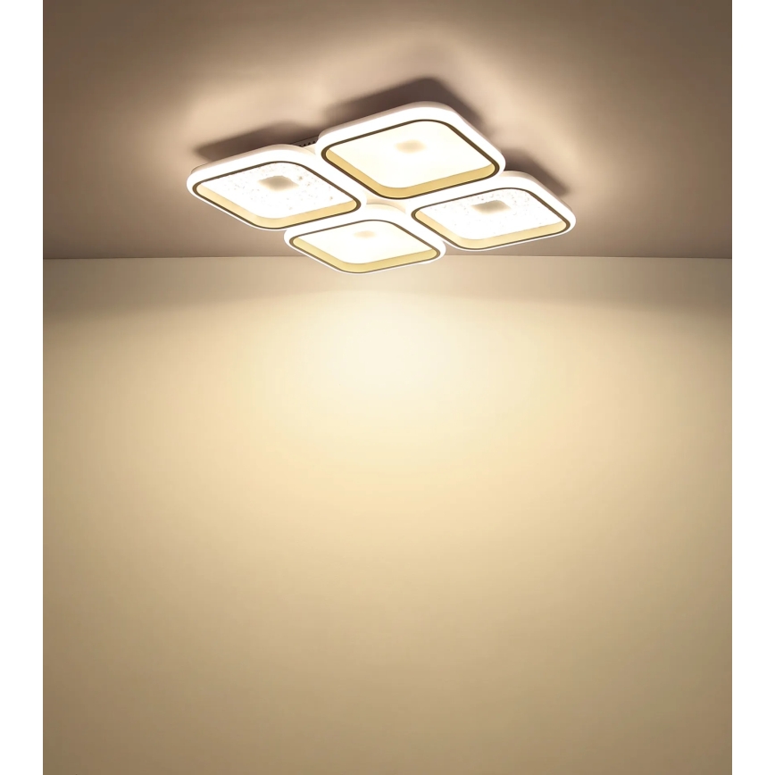 Globo - Stropna LED svjetiljka s prigušivanjem LED/55W/230V 2700-6000K 54x54 cm + daljinski upravljač