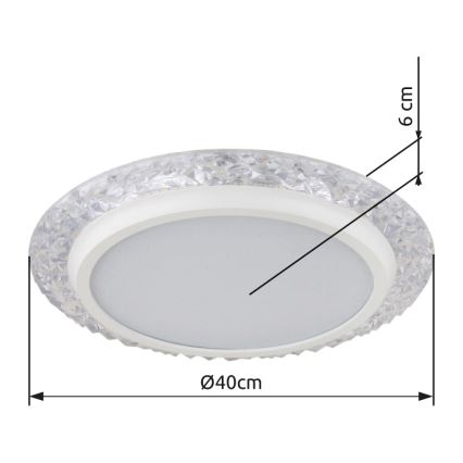 Globo - LED Stropna svjetiljka LED/22W/230V 3000K pr. 40 cm