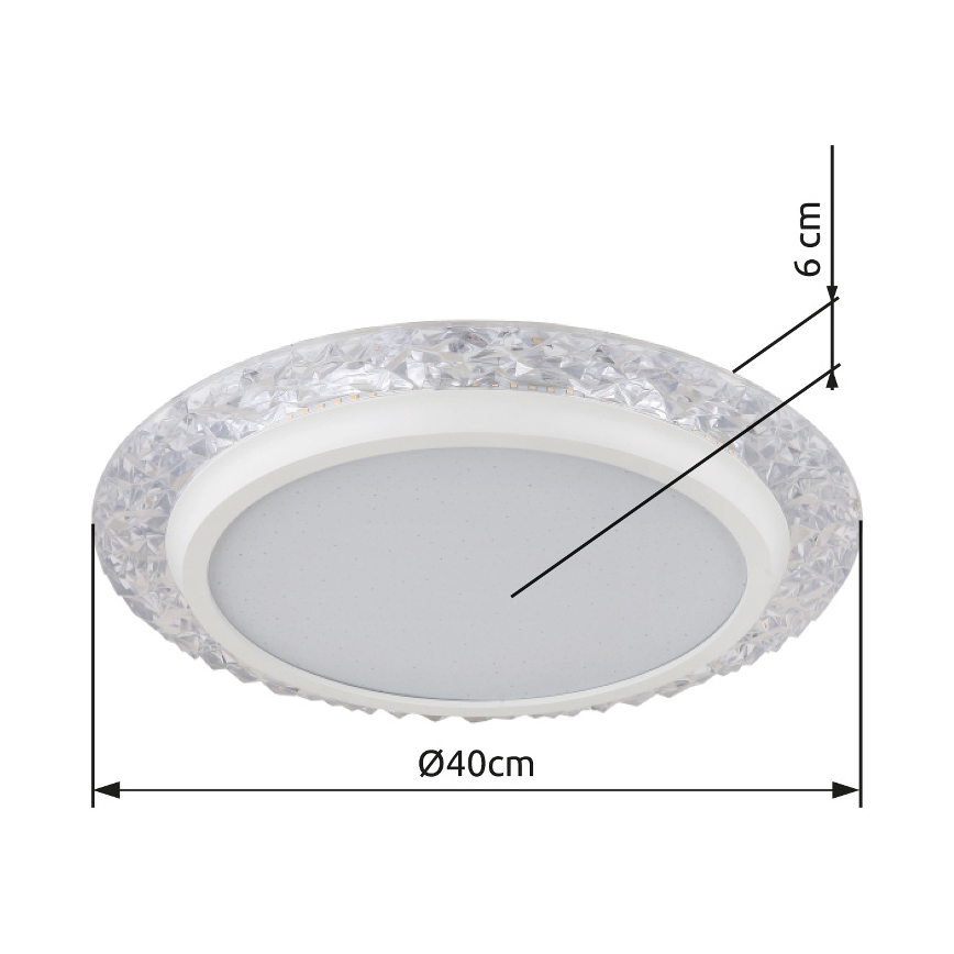 Globo - LED Stropna svjetiljka LED/22W/230V 3000K pr. 40 cm