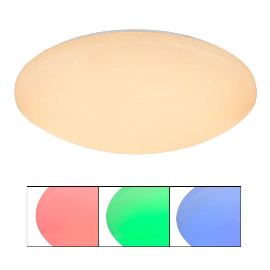Globo - LED RGB stropno svjetlo s prigušivanjem LED/48W/230V + LED/10W 2700-6500K Ø 50 cm + daljinski upravljač