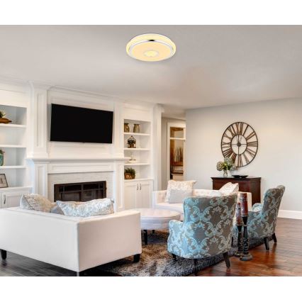 Globo - LED stropna svjetiljka s mogućnošću prigušivanja LED/40W/230V 2700-6500K + daljinski upravljač