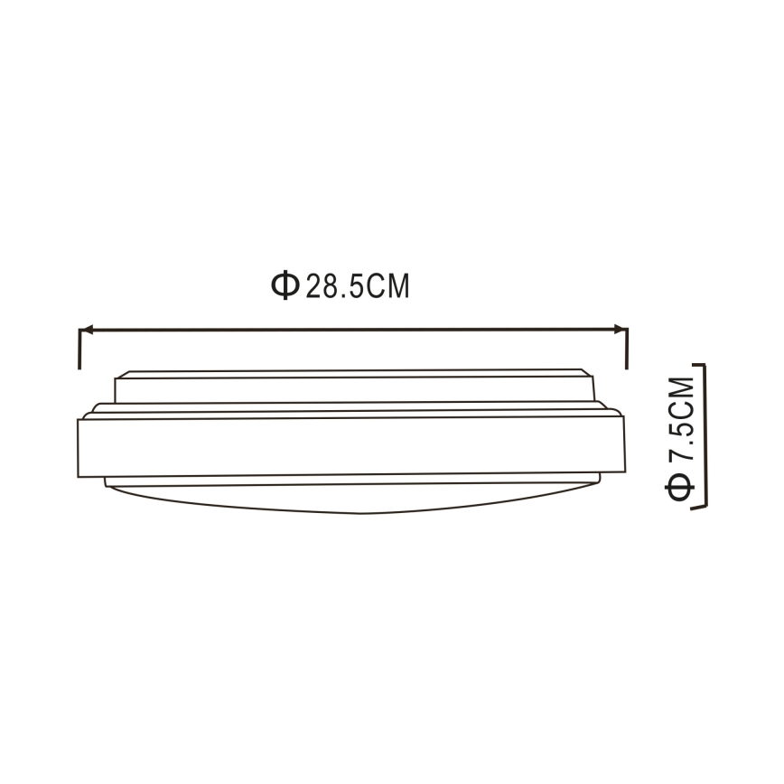 Globo - LED Stropna svjetiljka LED/18W/230V 3000K