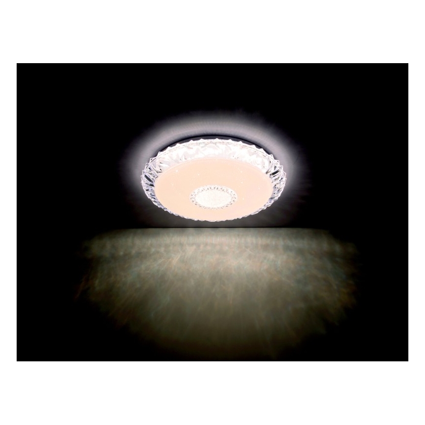 Globo - LED Prigušiva stropna svjetiljka LED/40W/230V 2700-6500K pr. 50 cm Wi-Fi Tuya + daljinski upravljač