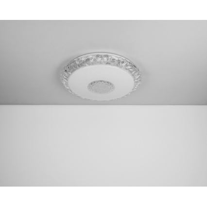 Globo - LED Prigušiva stropna svjetiljka LED/40W/230V 2700-6500K pr. 50 cm Wi-Fi Tuya + daljinski upravljač