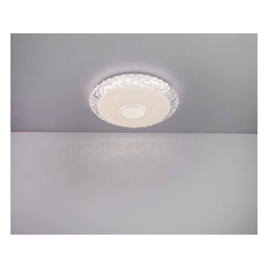 Globo - LED Prigušiva stropna svjetiljka LED/40W/230V 2700-6500K pr. 50 cm Wi-Fi Tuya + daljinski upravljač