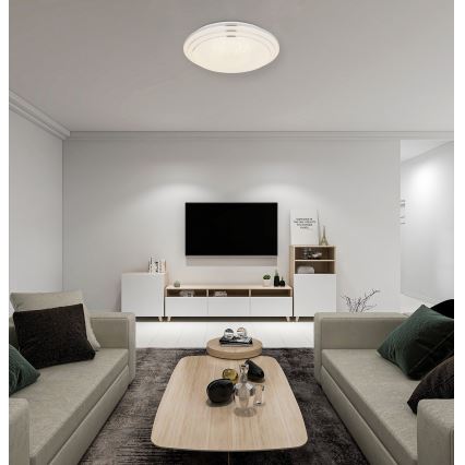Globo - LED Prigušiva stropna svjetiljka LED/18W/230V pr. 40 cm 2700-6500K + daljinski upravljač