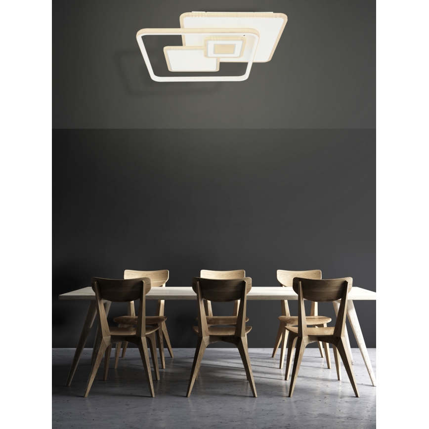 Globo - LED Prigušiva stropna svjetiljka LED/50W/230V 3000-6000K + daljinski upravljač