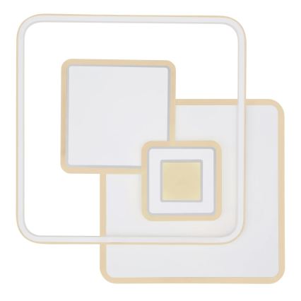 Globo - LED stropna svjetiljka s mogućnošću prigušivanja LED/50W/230V 2700-6000K Wi-Fi Tuya 50,3x50,3 cm + daljinski upravljač