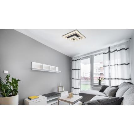 Globo - LED Prigušiva stropna svjetiljka LED/50W/230V 2700-6000K + daljinski upravljač