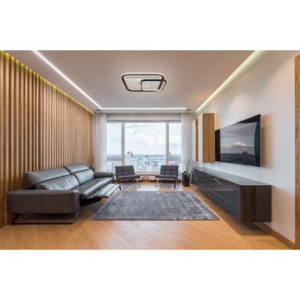 Globo 48459-48 - LED stropno svjetlo s mogućnošću prigušivanja ANI LED/48W/230V 2700-6000K 48x52 cm + daljinski upravljač