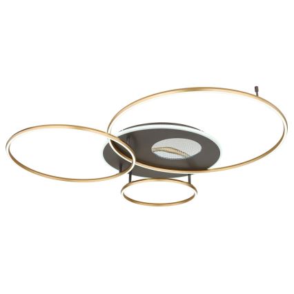 Globo - LED Prigušiva stropna svjetiljka LED/70W/230V 2700-6500K zlatna + daljinski upravljač