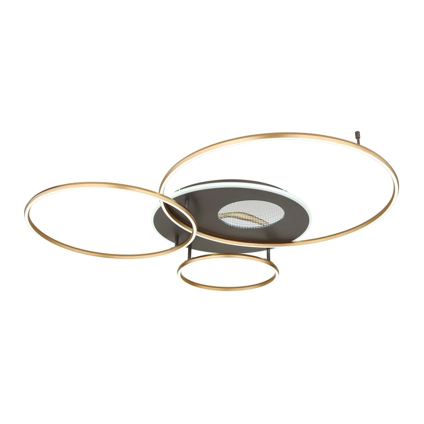 Globo - LED Prigušiva stropna svjetiljka LED/70W/230V 2700-6500K zlatna + daljinski upravljač