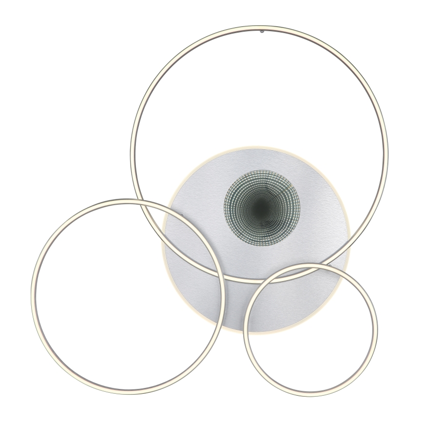 Globo - LED Prigušiva stropna svjetiljka LED/70W/230V 2700-6500K mat krom + daljinski upravljač