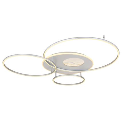 Globo - LED Prigušiva stropna svjetiljka LED/70W/230V 2700-6500K mat krom + daljinski upravljač
