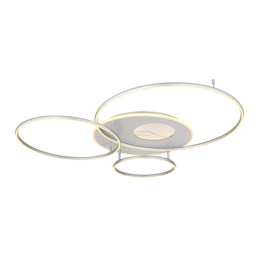 Globo - LED Prigušiva stropna svjetiljka LED/70W/230V 2700-6500K mat krom + daljinski upravljač