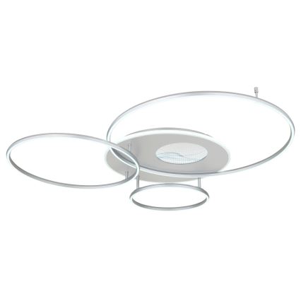 Globo - LED Prigušiva stropna svjetiljka LED/70W/230V 2700-6500K mat krom + daljinski upravljač