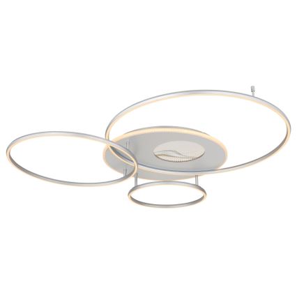 Globo - LED Prigušiva stropna svjetiljka LED/70W/230V 2700-6500K mat krom + daljinski upravljač