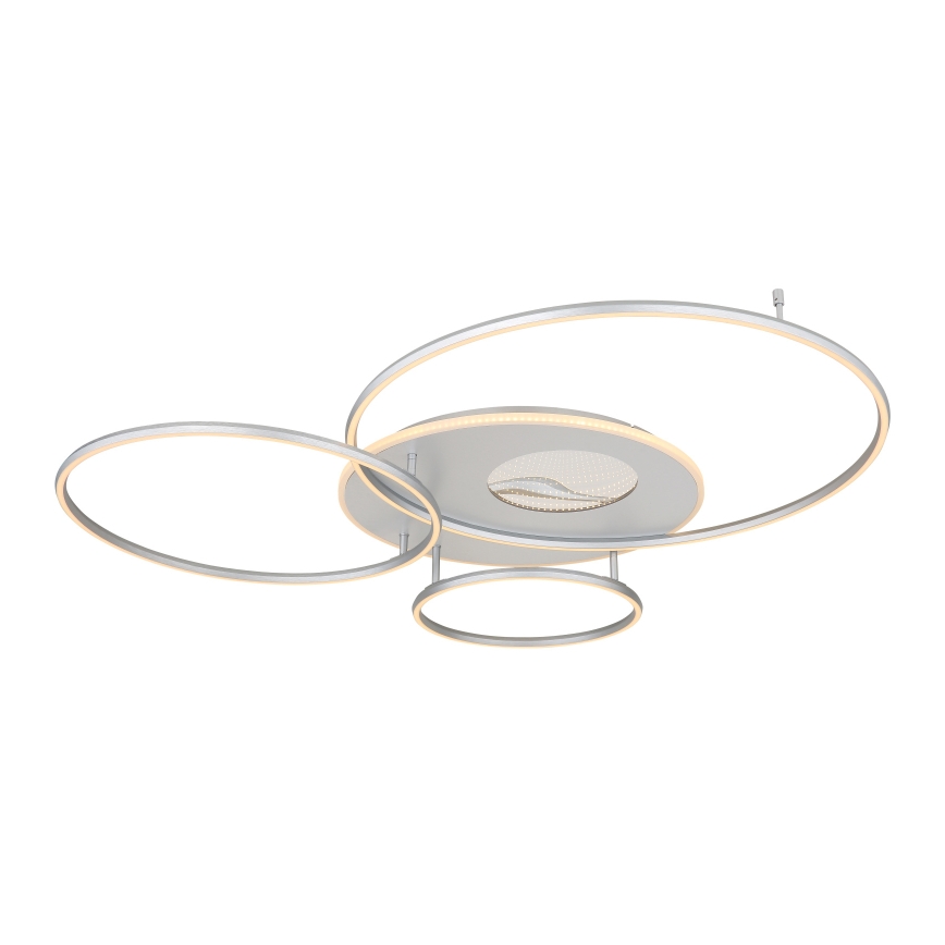 Globo - LED Prigušiva stropna svjetiljka LED/70W/230V 2700-6500K mat krom + daljinski upravljač