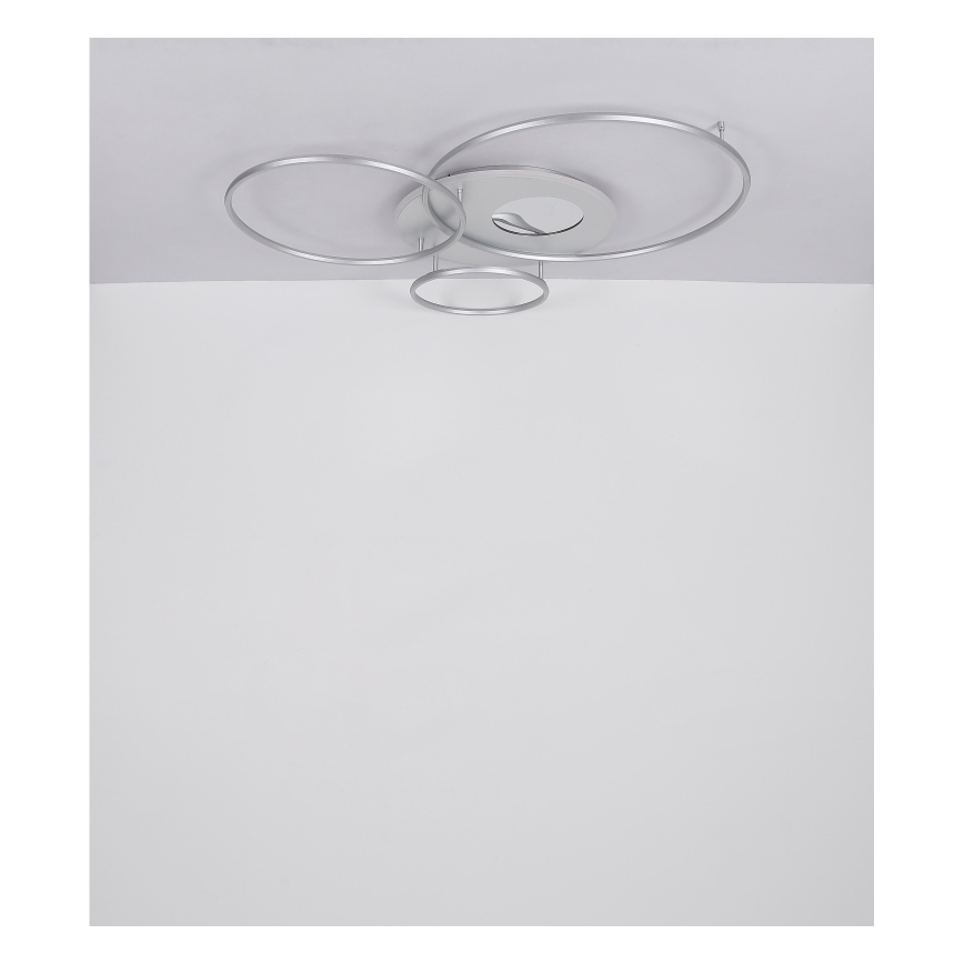 Globo - LED Prigušiva stropna svjetiljka LED/70W/230V 2700-6500K mat krom + daljinski upravljač