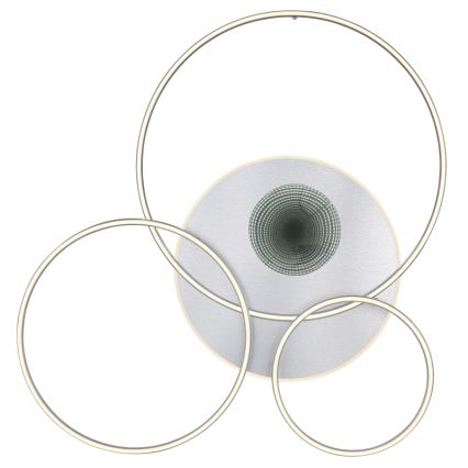 Globo - stropna LED svjetiljka s prigušivanjem LED/70W/230V 2700-6500K matni krom + daljinski upravljač