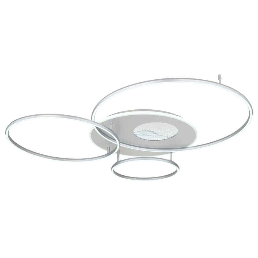 Globo - Prigušiva LED stropna svjetiljka LED/70W/230V 2700-6500K Wi-Fi Tuya matni krom + daljinski upravljač