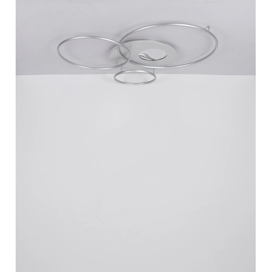 Globo - Prigušivo stropno LED svjetlo LED/70W/230V 2700-6500K Wi-Fi Tuya matni krom + daljinski upravljač